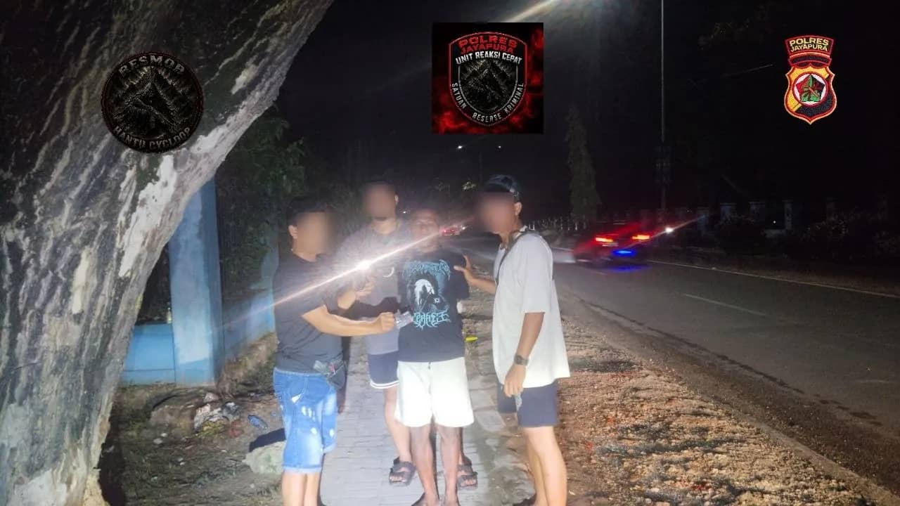 Pelaku jambret di Sentani yang diamankan polisi