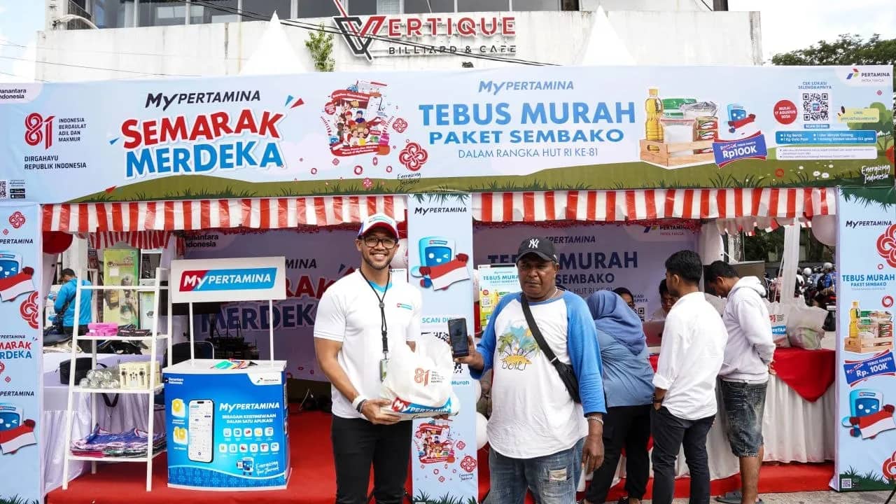 Ilustrasi berita Ekonomi: Pertamina Patra Niaga Rayakan Semarak HUT Ke-81 RI di SPBU Bersama Pelanggan