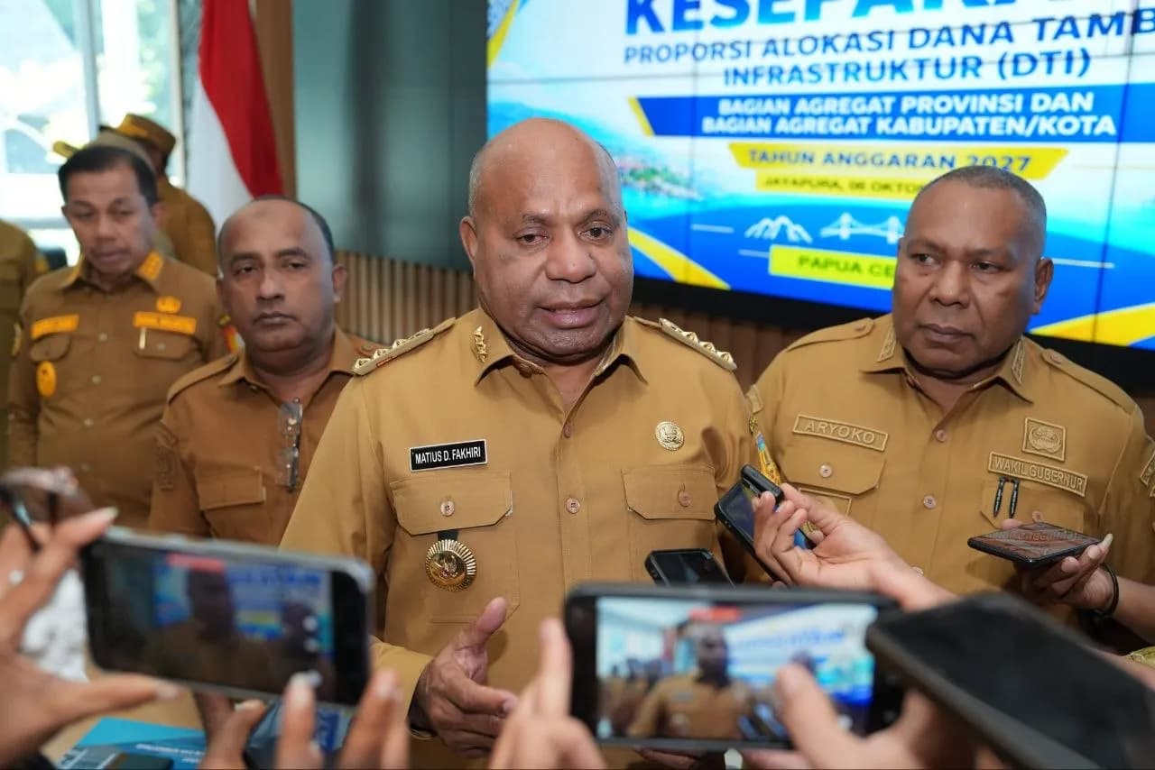 Ilustrasi berita JAYAPURA: Gubernur Papua Minta Kepala Daerah Kelola Dana DTI 2027 Secara Bertanggung Jawab
