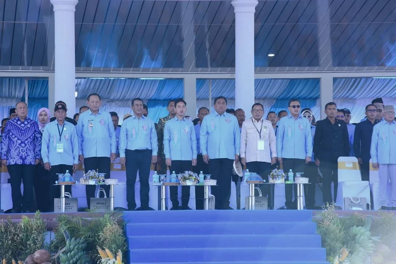 Wapres Gibran saat pembukaan Penas KTNA XVII di Gorontalo.