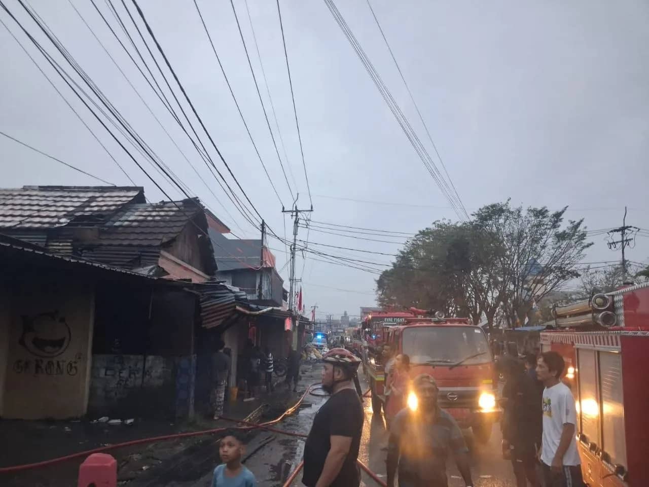 Ilustrasi berita Mimika: Dua Ruko di Jalan Gorong-Gorong Timika Terbakar
