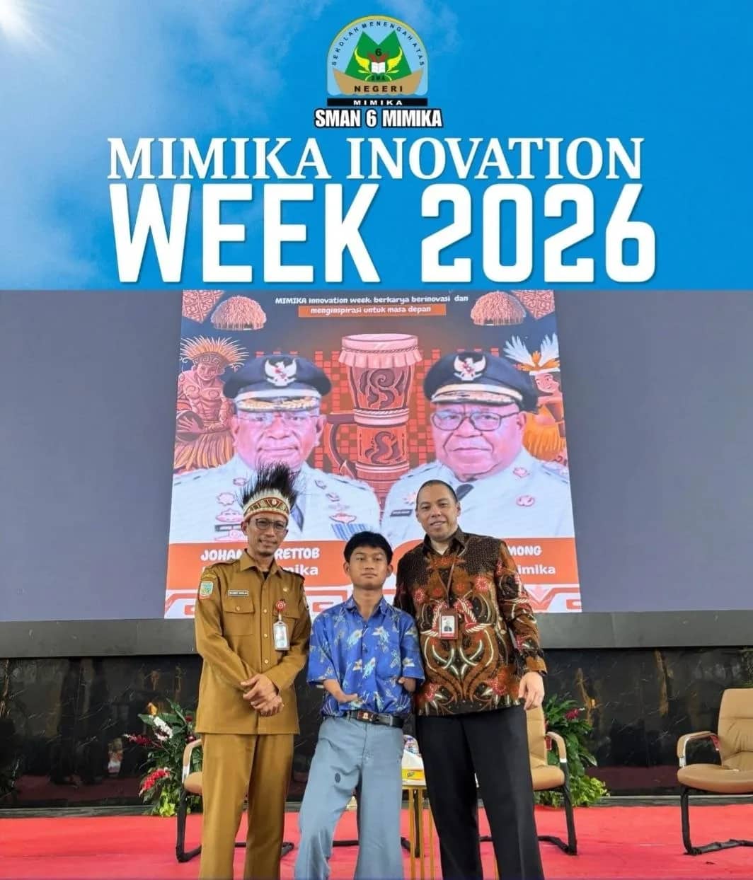 Ilustrasi berita Mimika: Kisah Inspiratif Mervil Kalambo di Ajang Mimika Inovation Week 2026, Ketika Keterbatasan Fisik Tak Mampu Membatasi Mimpi