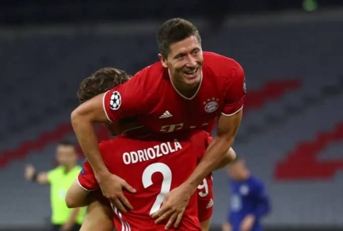 Ilustrasi berita Olahraga: Barcelona Bertemu Bayer di Perempat Final Champions, Berharap Pada Lewandowski
