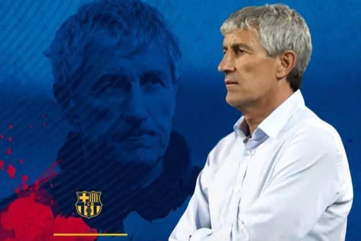 Ilustrasi berita Olahraga: Barcelona Resmi Pecat Pelatih Quique Setien
