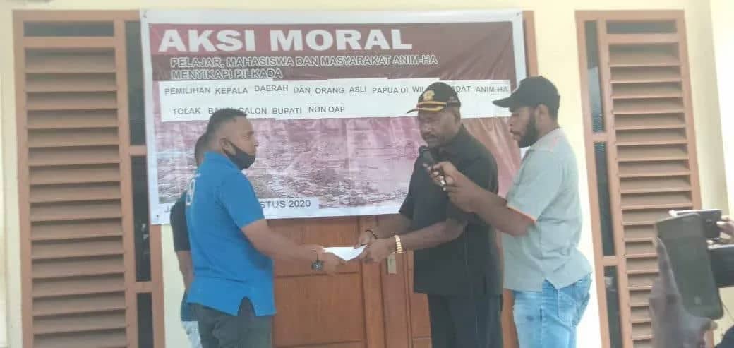 Ilustrasi berita Mimika: Mahasiswa Papua Selatan Tolak Calon Bupati-Wakil Bupati Non OAP