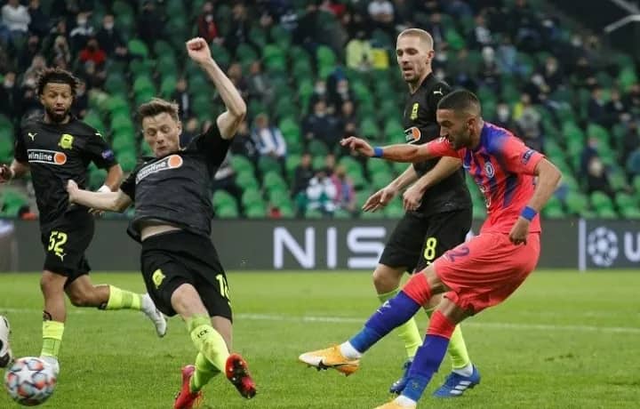 Ilustrasi berita Olahraga: Group E Liga Champions, Chelsea Hajar Tuan Rumah 4-0