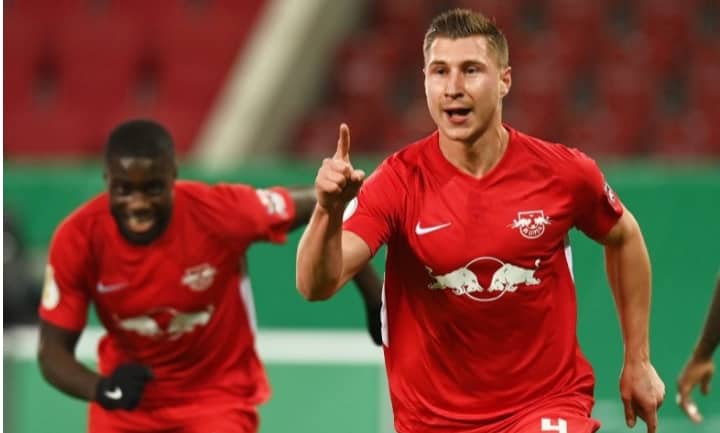 Ilustrasi berita Olahraga: Leipzig Menangi Duel Dua Tim Strata Tertinggi Pada Piala Jerman