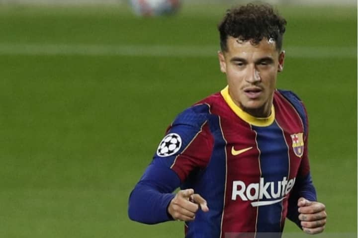 Ilustrasi berita Olahraga: Cedera Coutinho Jadi Pukulan untuk Barcelona