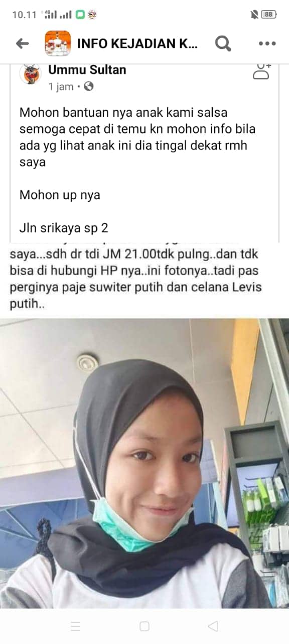 Ilustrasi berita Mimika: ABG Cantik, Menghilang dari Rumah, Orang Tuanya Bingung Mencari