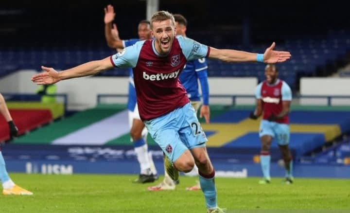 Ilustrasi berita Olahraga: West Ham Awali 2021 dengan Pecundangi Everton di Goodison Park