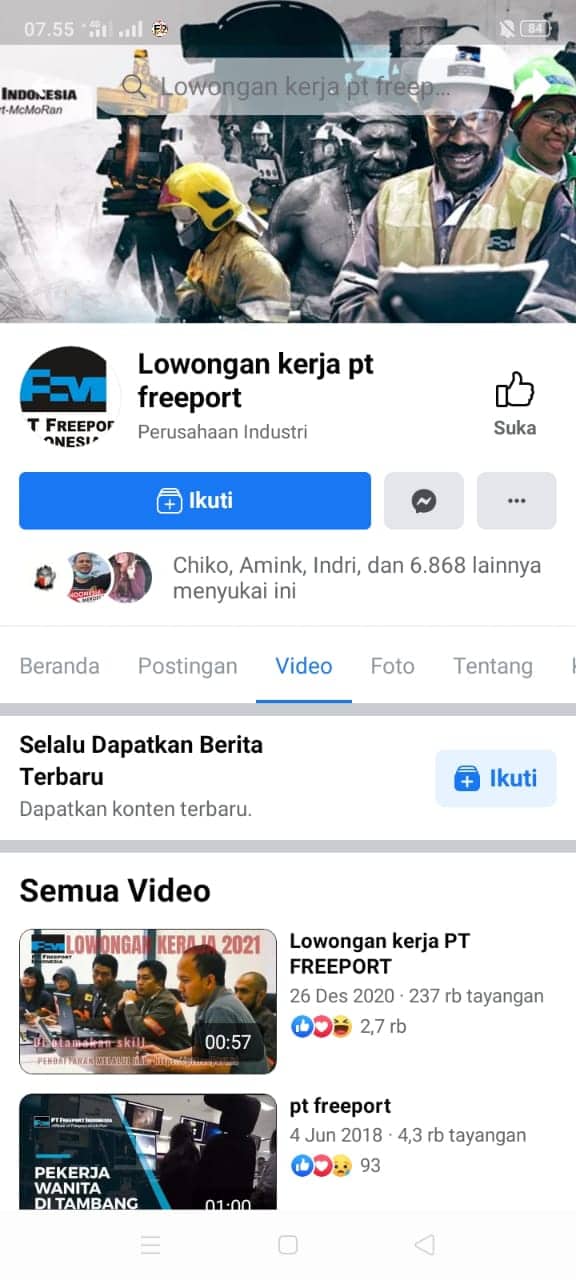 Ilustrasi berita Mimika: Awas!!! Penipuan Lowongan Kerja PT Freeport Indonesia, Gunakan Akun Bersponsor di Facebook