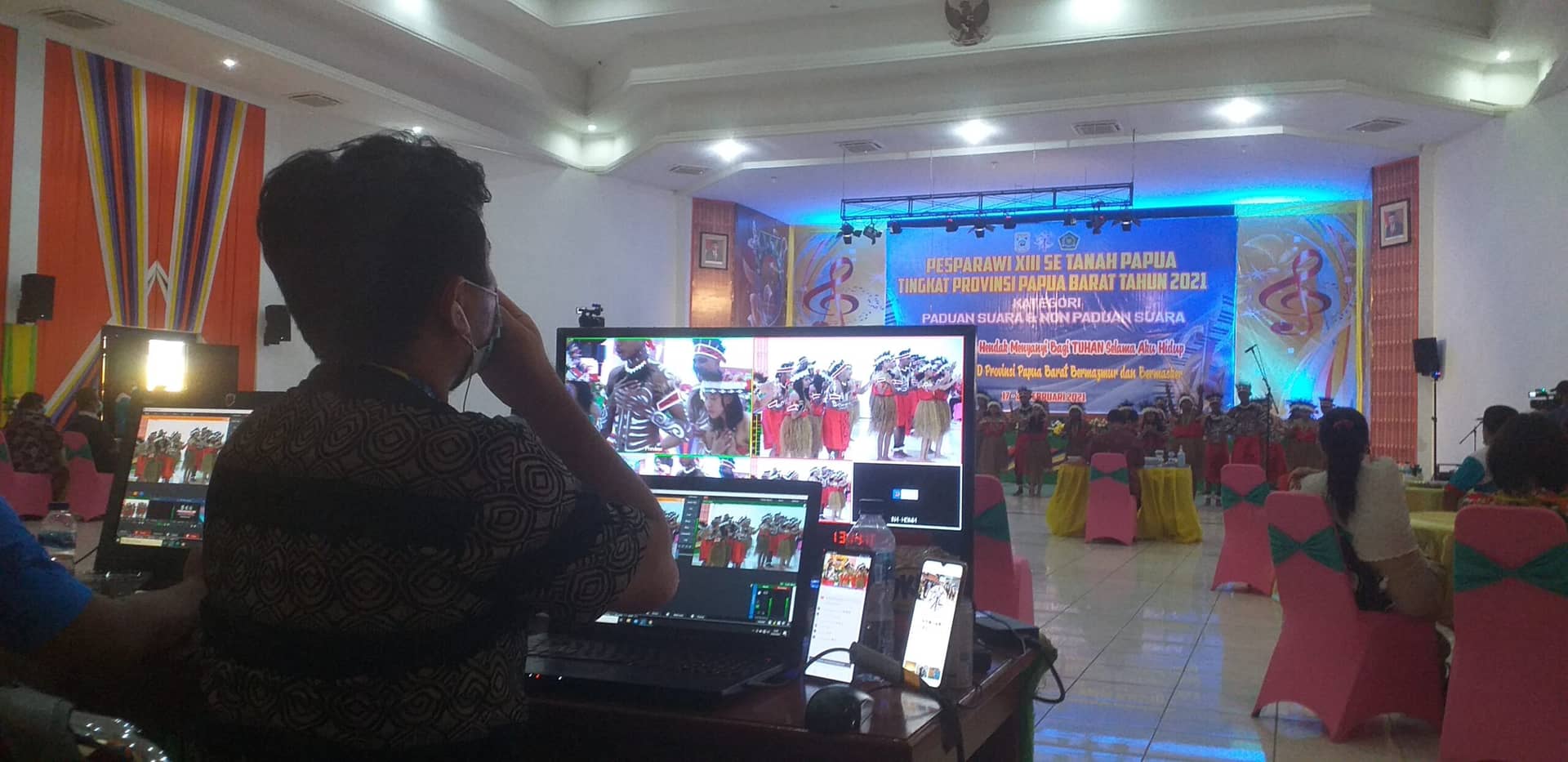 Kontingen Pesparawi XIII dari Kabupaten Kaimana