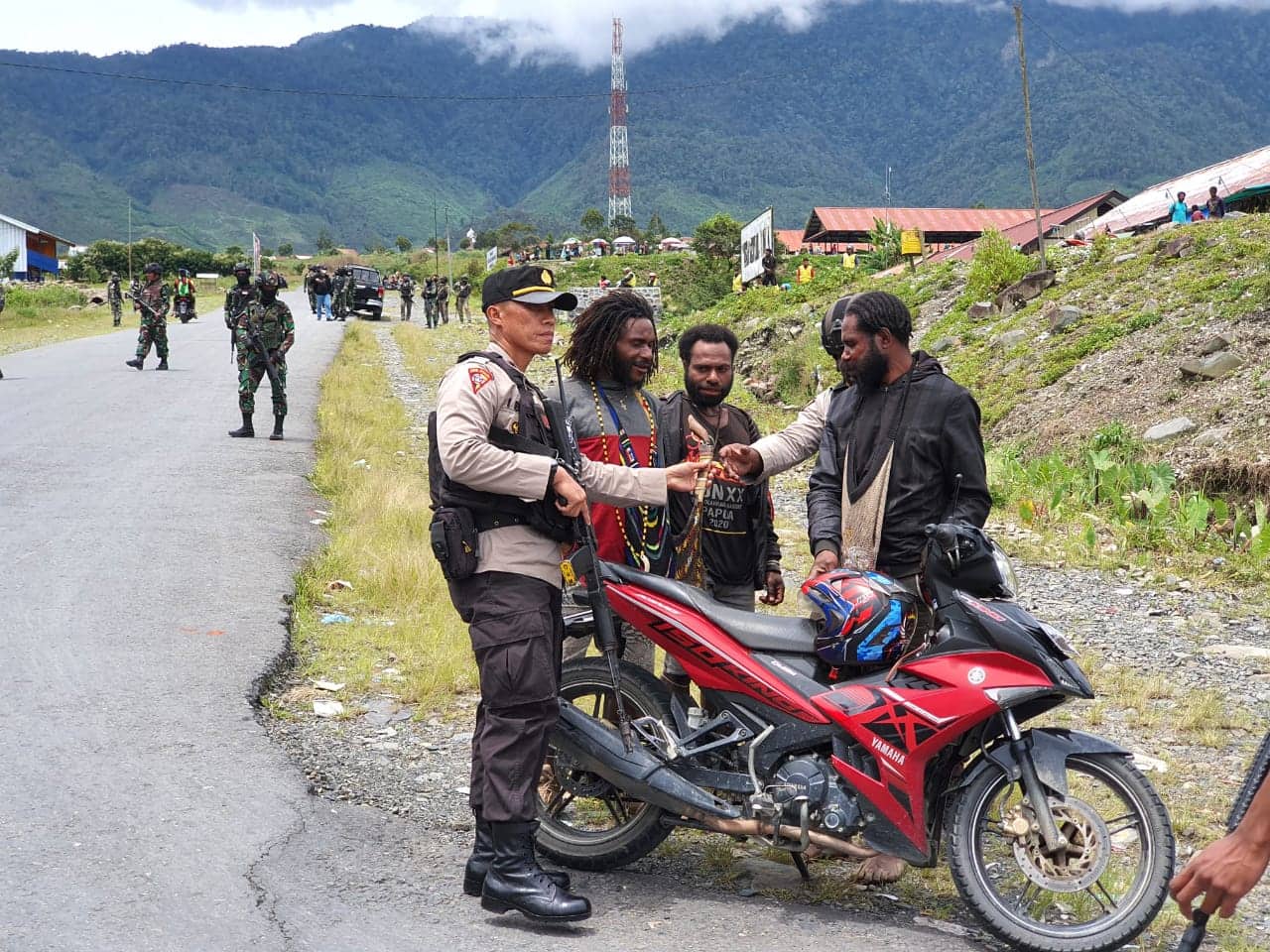 Ilustrasi berita Papua: Antisipasi Dampak Pergolakan Puncak, Aparat di Puncak Jaya "Sisir" 4 Wilayah Rawan