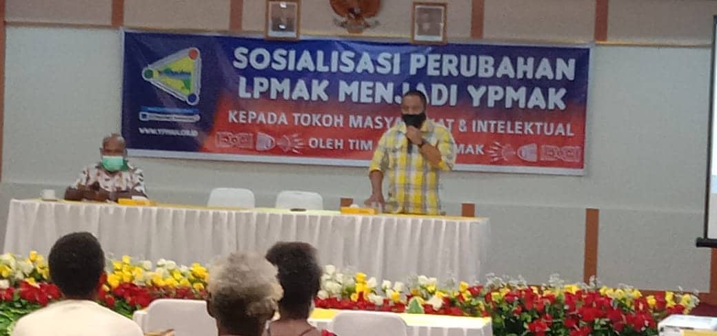 Ilustrasi berita Mimika: Lensa Foto YPMAK : Sosialisasi Perubahaan Nama LPMAK Menjadi YPMAK Kepada Masyarakat dan Tokoh - Tokoh Kamoro