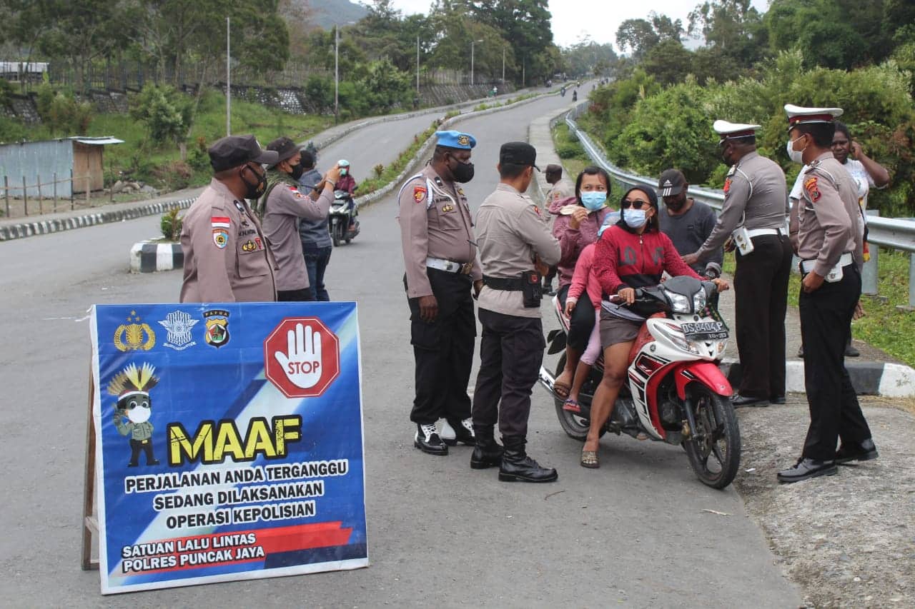 Ilustrasi berita Papua: Operasi Ketupat Matoa, Polres Puncak Jaya Gelar Razia Motor, Temukan Hal-hal Ini