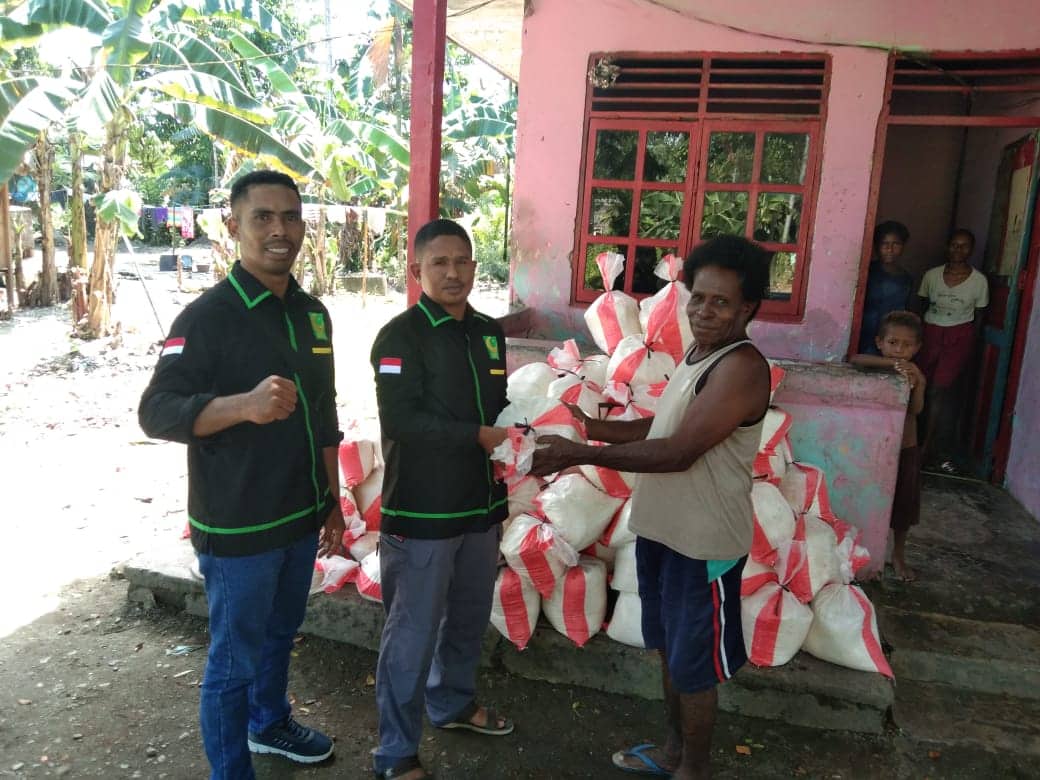 Ilustrasi berita Mimika: CV Makmur Bagi Gratis 300 Karung Sagu Bagi Warga Mapurujaya Hingga Pomako
