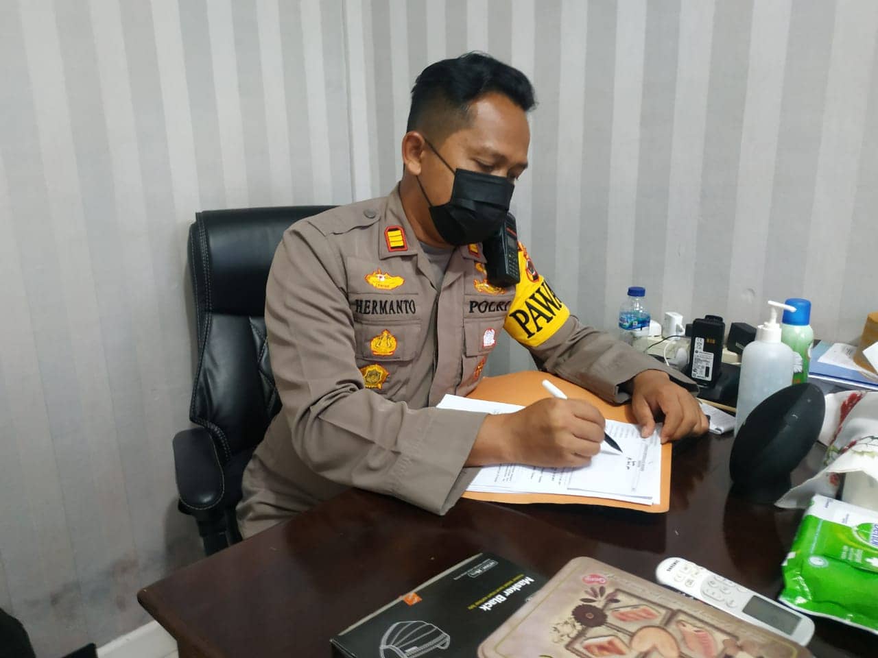 Kasat reskrim Polres Mimika AKP Hermanto