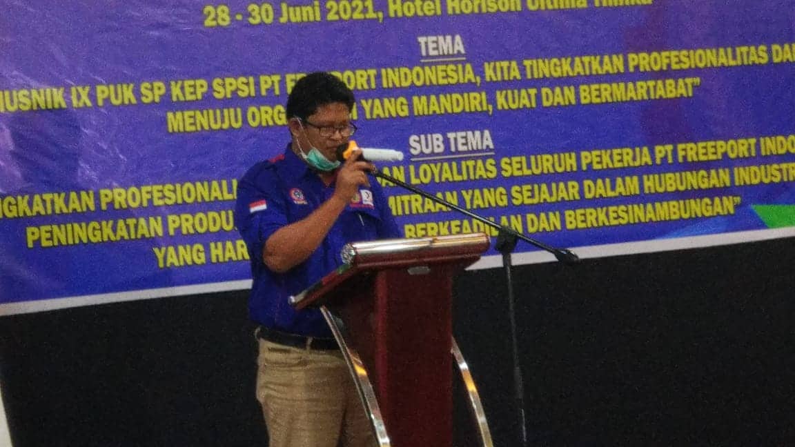 Ilustrasi berita Mimika: Lukas Saleho Kembali Pimpin Serikat Pekerja KEP SPSI PTFI Periode 2021-2024, Ini Nama 39 Pengurus