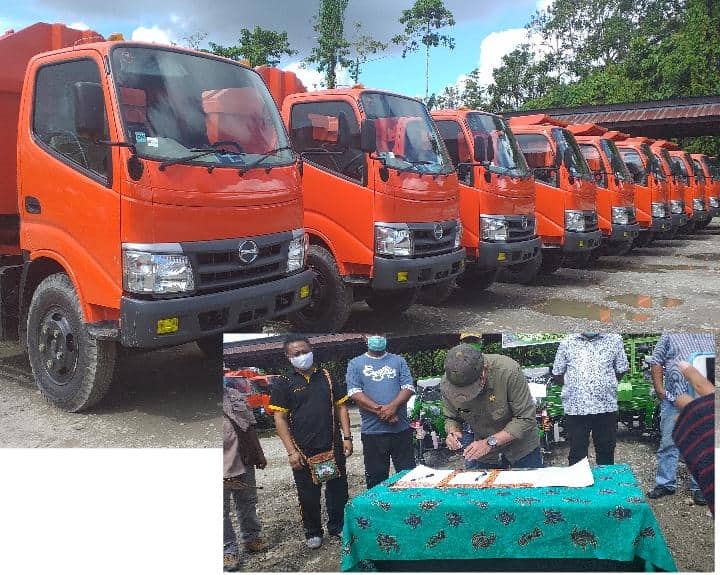 Ilustrasi berita Mimika: Bupati Mimika Serahkan Bantuan 10 Truk dan Sejumlah Fasilitas Persampahan Kepada DLH dan 3 Distrik