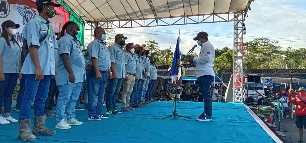 Ilustrasi berita Mimika: Lensa Foto pelantikan pengurus Korwil Ikatan Motor Indonesia (IMI) Mimika