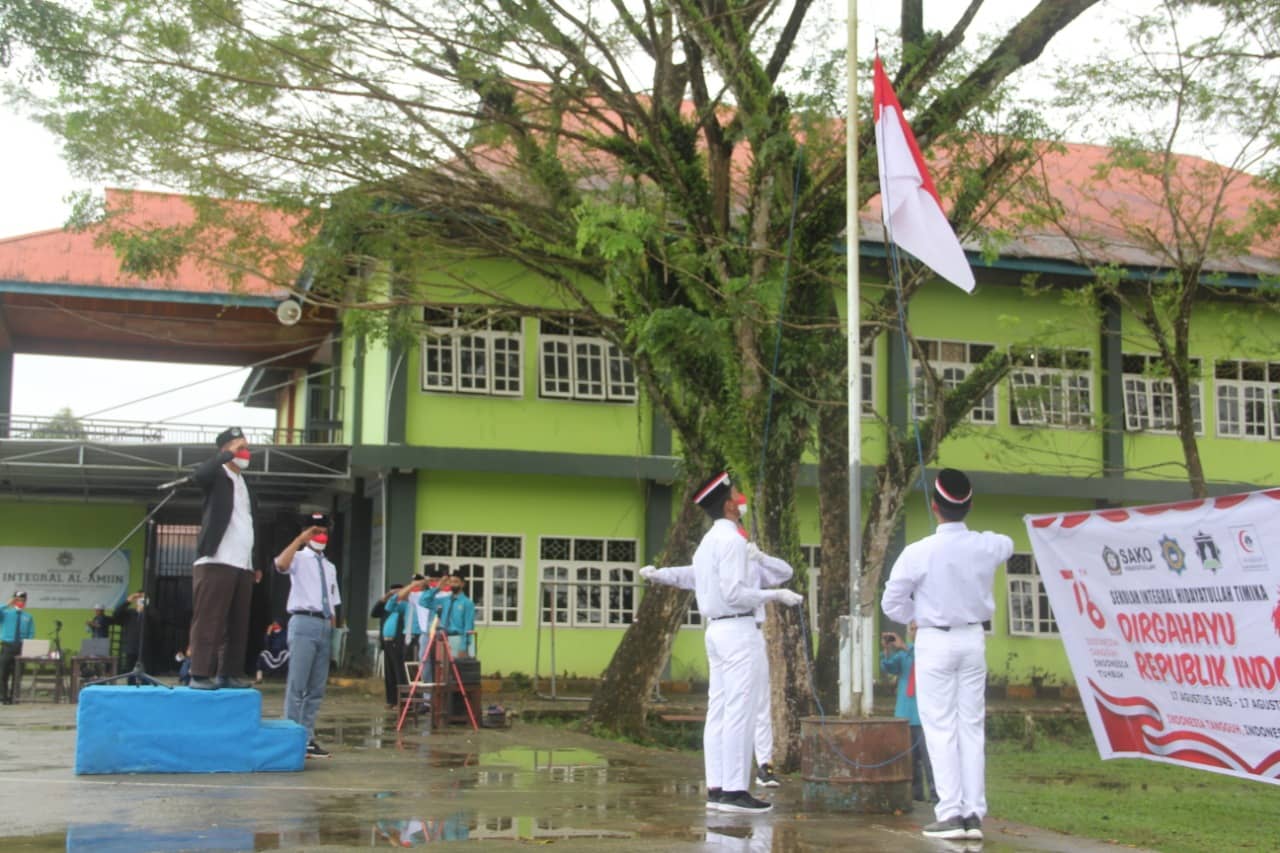 HUT RI Ke 76 Pesantren Hidayatullah Timika