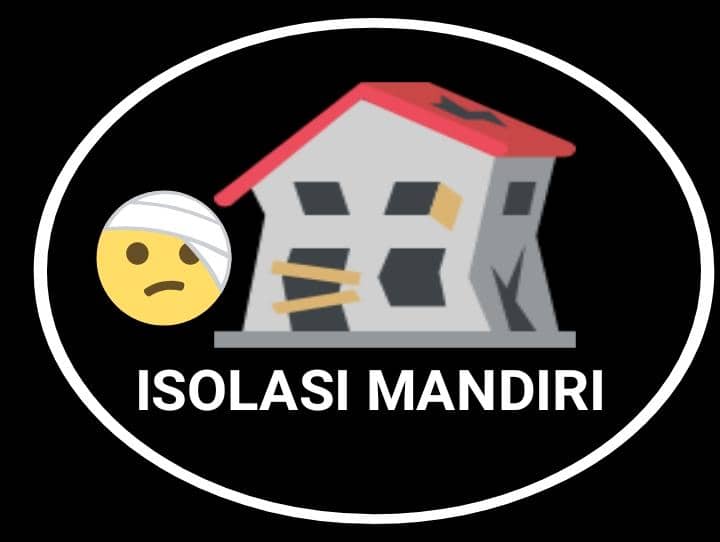 Isolasi mandiri ilustrasi