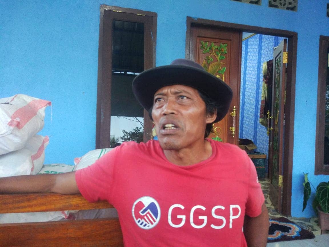 Sugianto Ketua Kelompok Tani Jaya Naena Muktipura