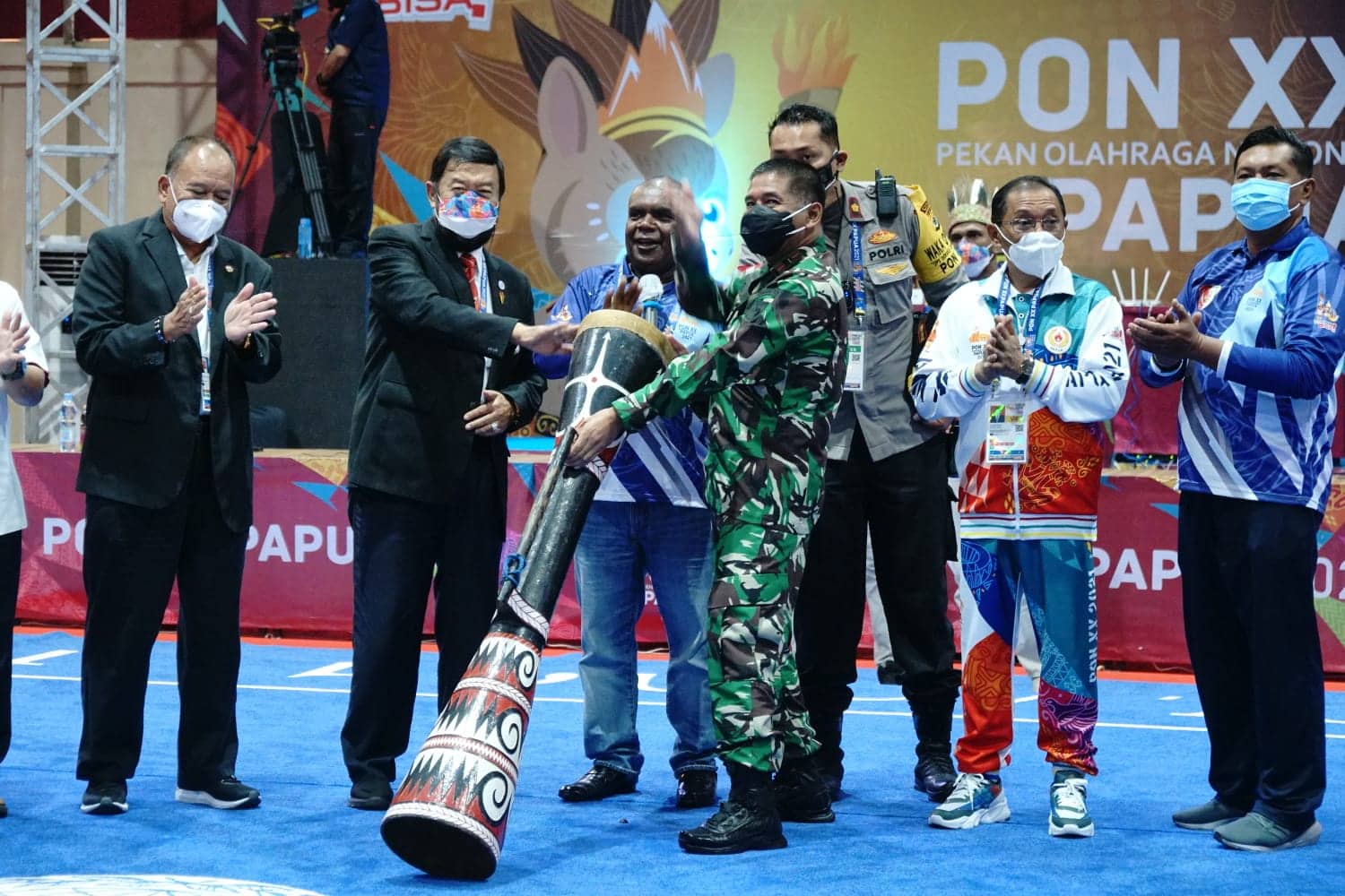 Ilustrasi berita GEBYAR PON PAPUA: Cabor Wushu PON XX Resmi Dipertandingkan di Merauke, Bupati Mbaraka Sebut PON itu Pertaruhan Harkat Orang Papua