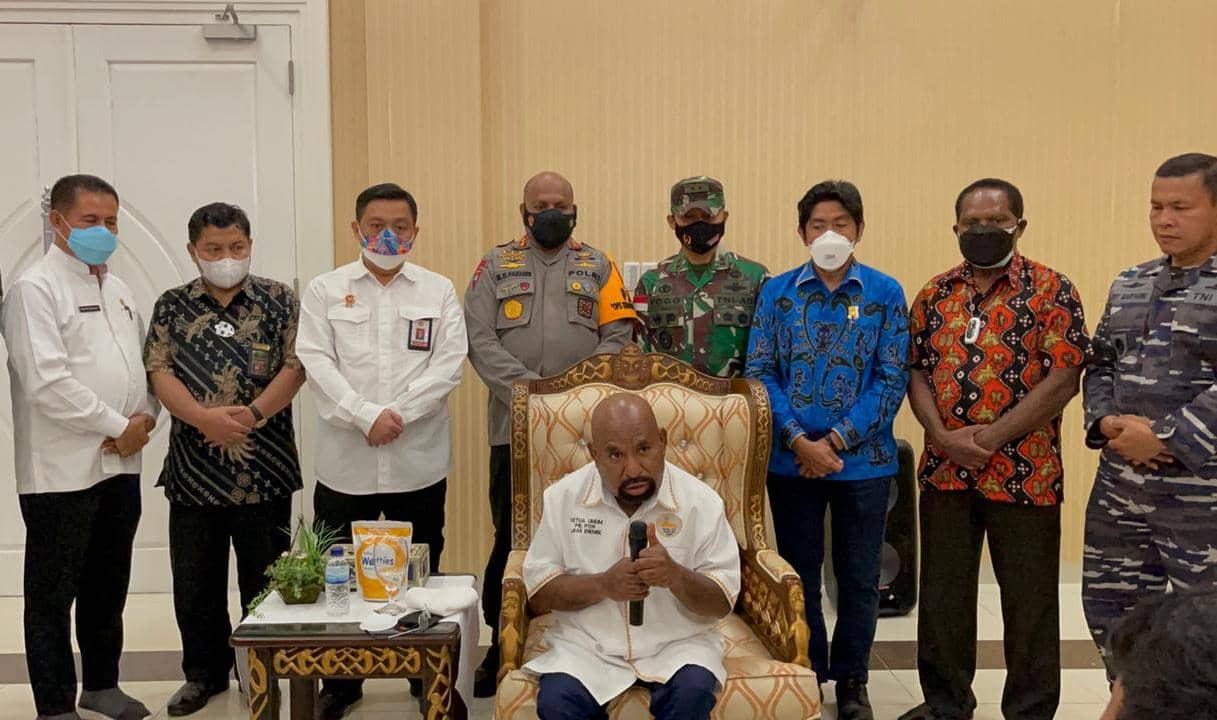 Gubernur Papua bersama Forkopimda