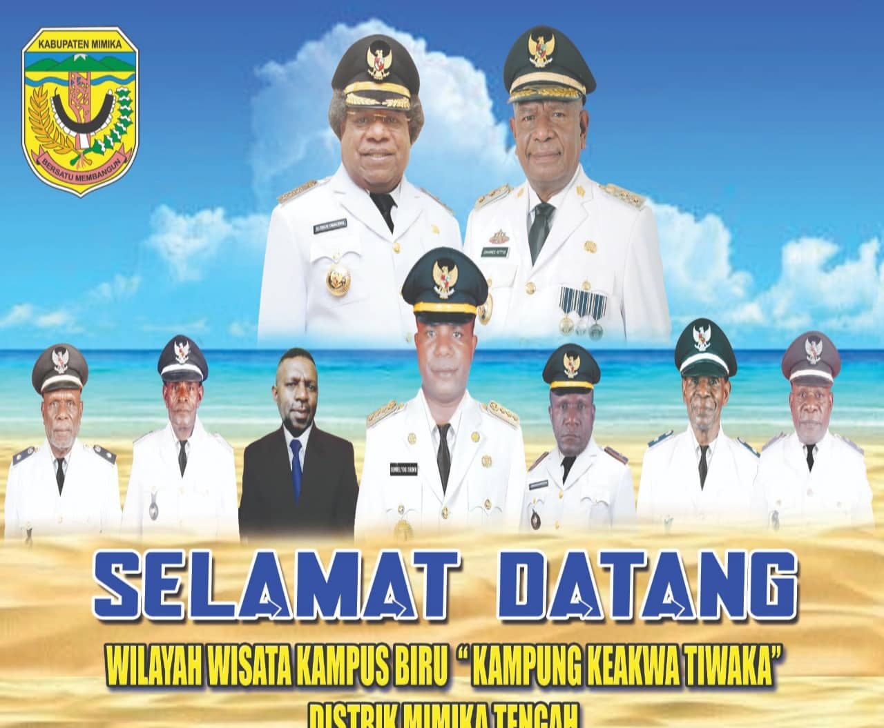 Ilustrasi berita Mimika: Rakyat Mimika Tengah Undang Menteri Pariwisata Kunjungi Kampus Biru, Wisata Andalan Pesisir Mimika