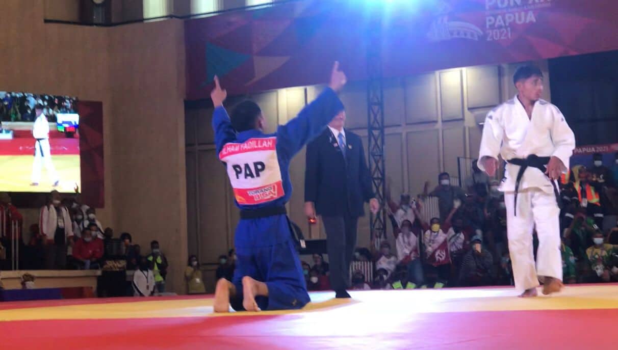 Ilustrasi berita GEBYAR PON PAPUA: Ilham Fadillah Koleksi Emas Pertama Cabor Judo untuk Papua