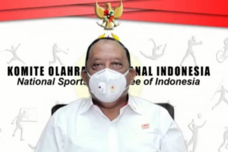 Ketua Umum Komite Olahraga Nasional (KONI) Pusat Letjen TNI (Purn) Marciano Norman