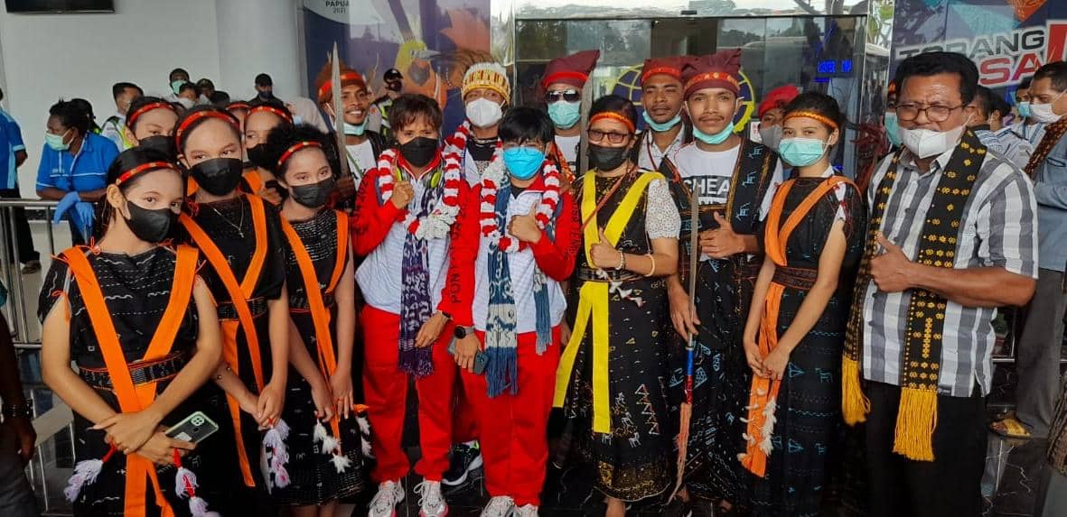Kontingen Wushu NTT Bersama warga IKF Merauke