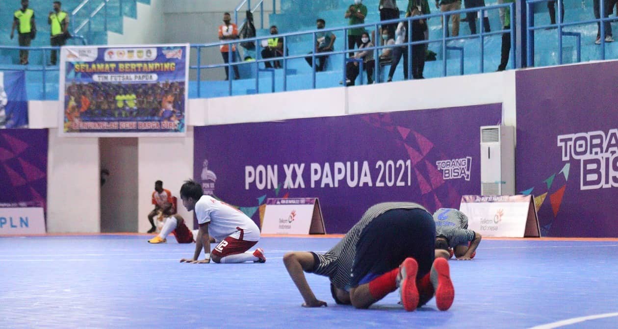 Ilustrasi berita GEBYAR PON PAPUA: Bermain Lepas, Jatim Hajar Malut 4-2