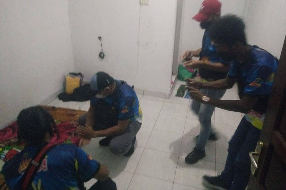 Jenazah Aisyah saat ditemukan