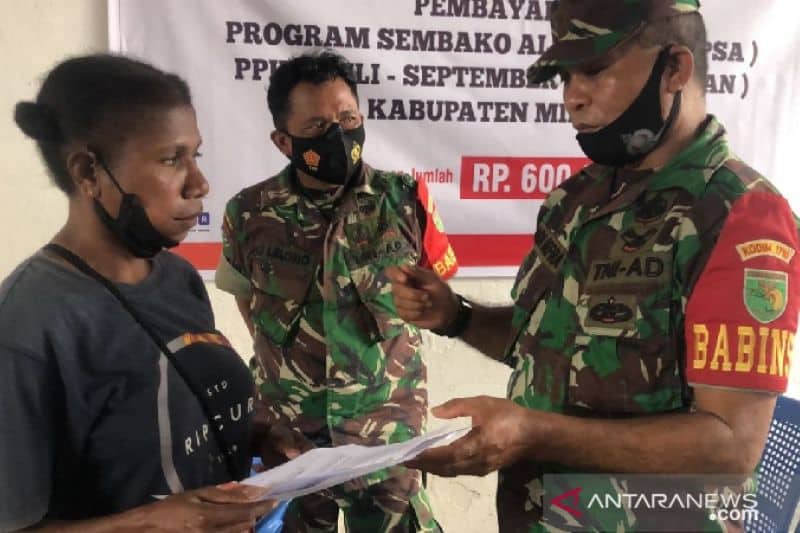 Ilustrasi berita Mimika: TNI/Polri Dampingi Penyaluran BLT untuk warga Mimika Papua