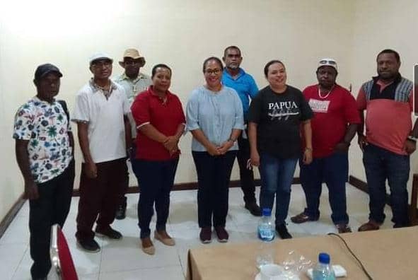 Foto bersama perwakilan Freeport bersama Yamak.