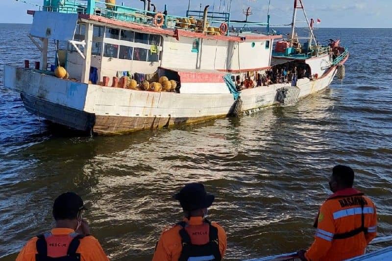 Ilustrasi berita Mimika: SAR Timika: KM Kalimas 4 Tenggelam Dihantam Ombak di Perairan Asmat
