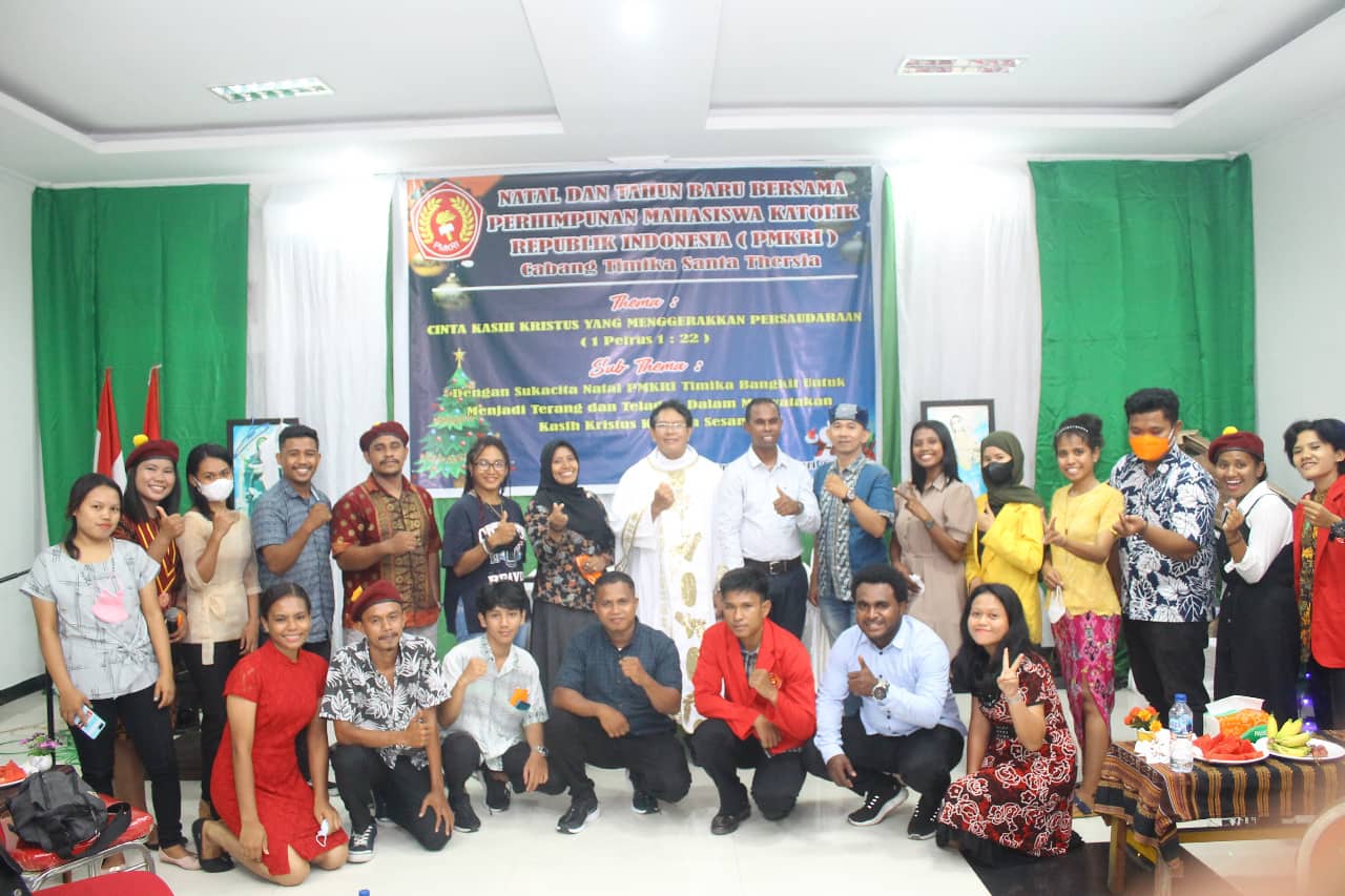 Ilustrasi berita Mimika: Natal Perdana di Hari Terakhir, PMKRI Cabang Timika Tekankan "Cinta Kasih Kristus yang Menggerakan Persaudaraan"