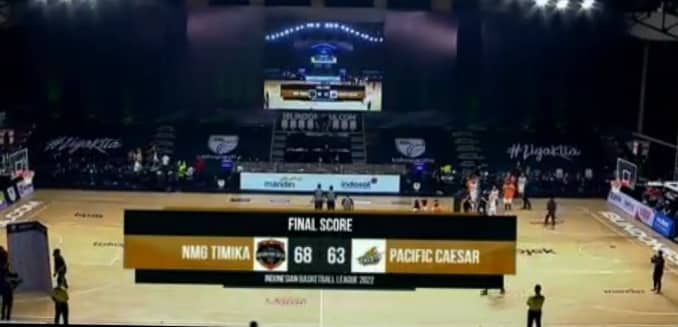 Ilustrasi berita Nasional: Tundukan Pacific Caesar Surabaya, NSH Mountain Gold Timika Raih Kemenangan Ketiga di IBL 2022