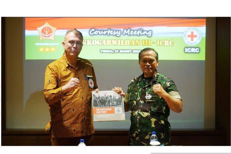 Ilustrasi berita Papua: Delegasi ICRC Kagum Langkah Pangkogabwilhan III Tangani Masalah Papua