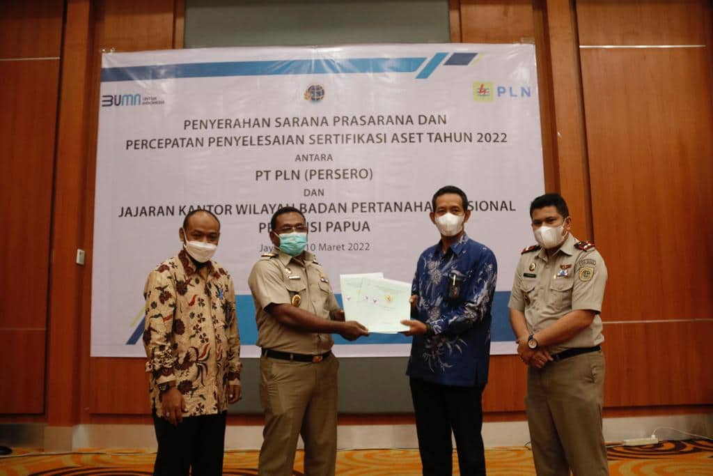 Ilustrasi berita Papua: Dukung Percepatan Sertifikasi Aset Negara, PLN Berikan Sarana Kerja untuk BPN Papua dan BPN Papua Barat