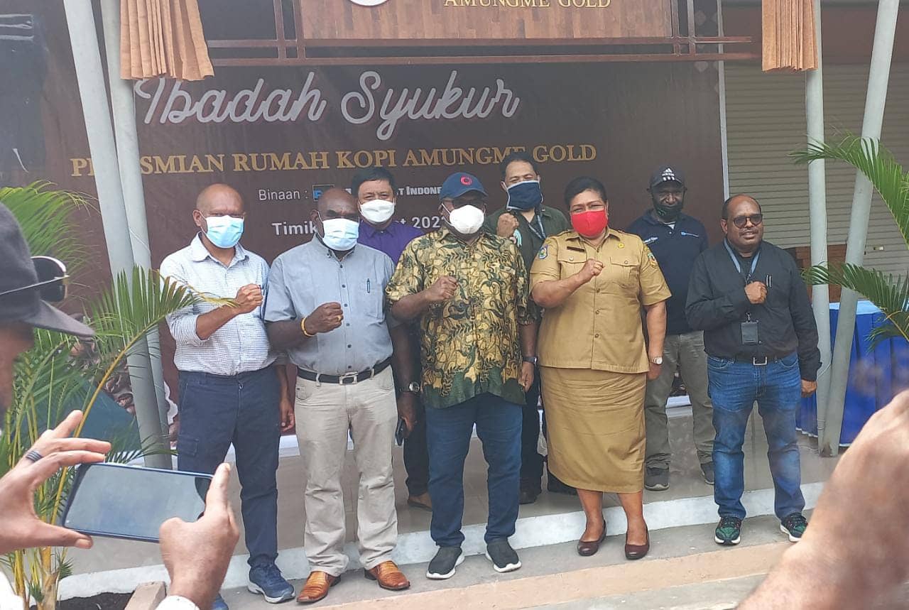 Peresmian Rumah Kopi Amungme Gold