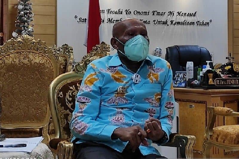 Ketua Umum Persipura Jayapura Benhur Tomi Mano.