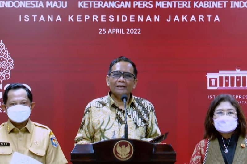 Menteri Koordinator Bidang Politik, Hukum, dan Keamanan Mahfud MD