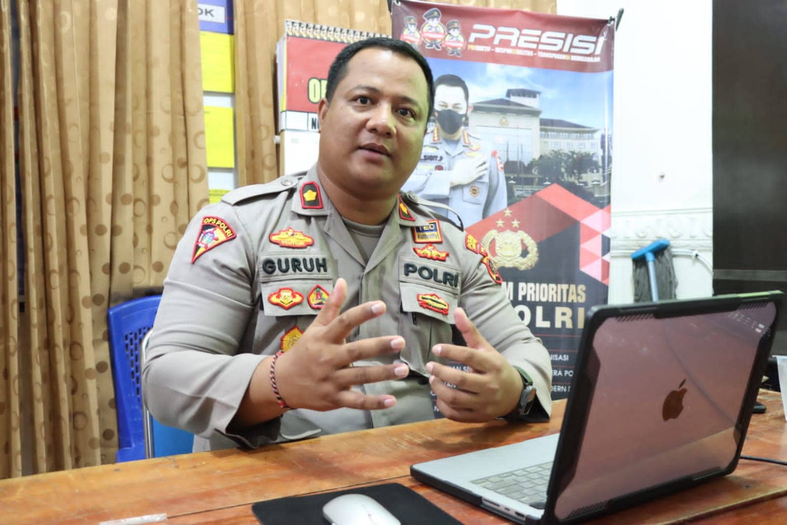 Kabag Ops, Kompol L.Guruh P.N.