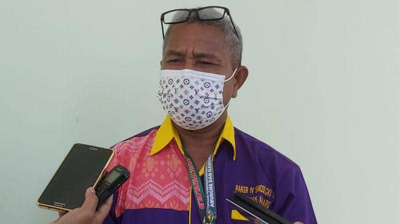 Ketua Klasis GKI Mimika Pendeta Lewi Sawor