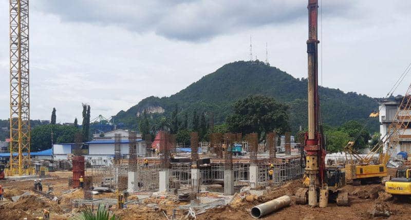 Proses pengerjaan Kantor Gubernur Papua yang baru oleh PT. PP
