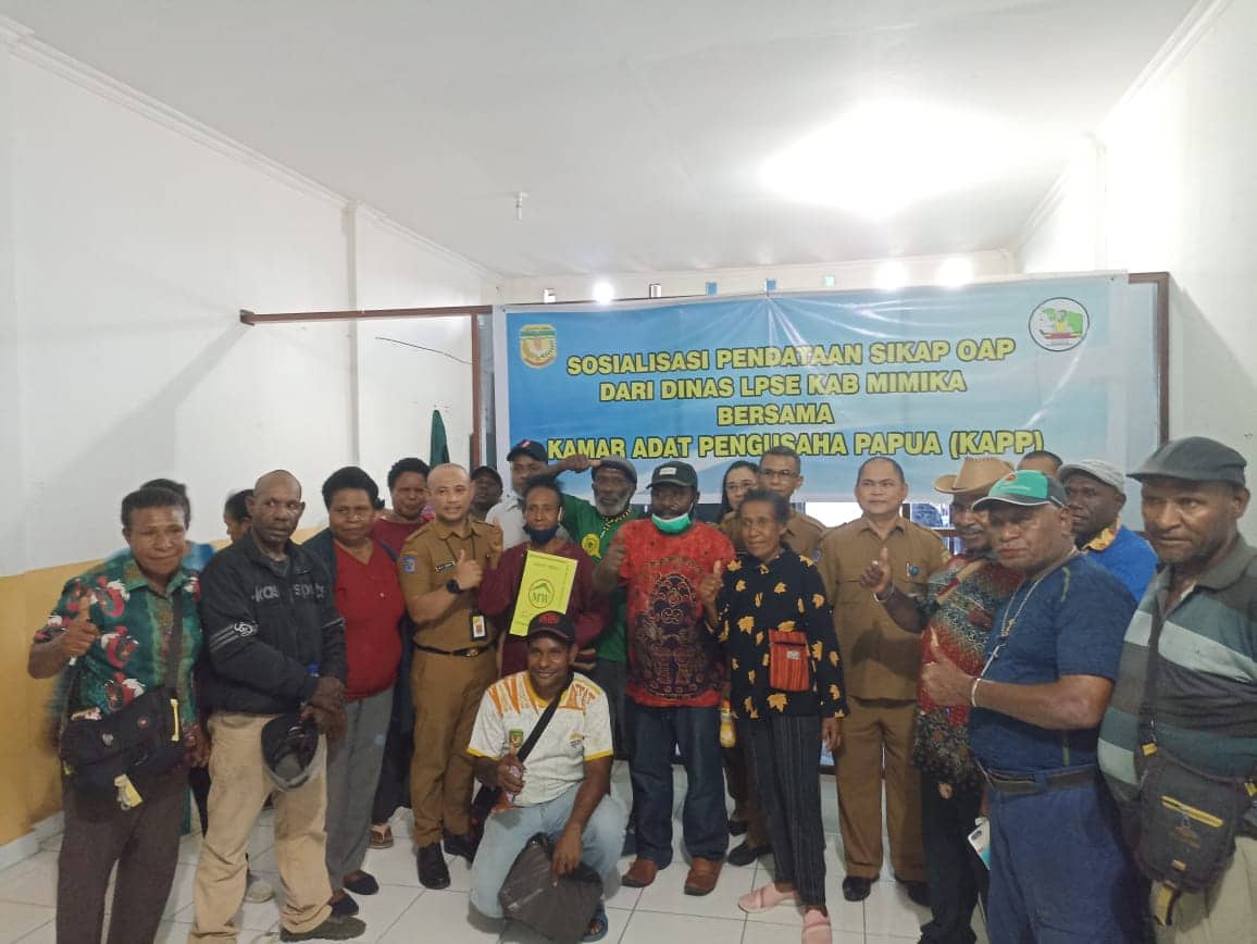 Ilustrasi berita Mimika: Pengusaha Papua Sering Dijadikan Topeng untuk Dapatkan Proyek, KAPP Mimika Gelar Sosialisasi Bersama LPSE