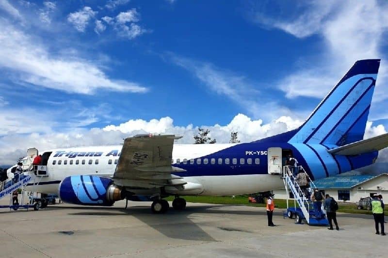 Ilustrasi berita Papua: Trigana Kembali Operasikan Boeing 737-500 Rute Sentani-Wamena
